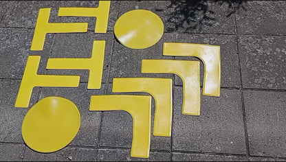 BANEMARKØR SÆT (GUL)